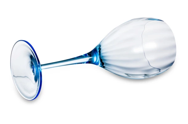 Бокал для красного вина Moser Оптик 350 мл, аквамарин