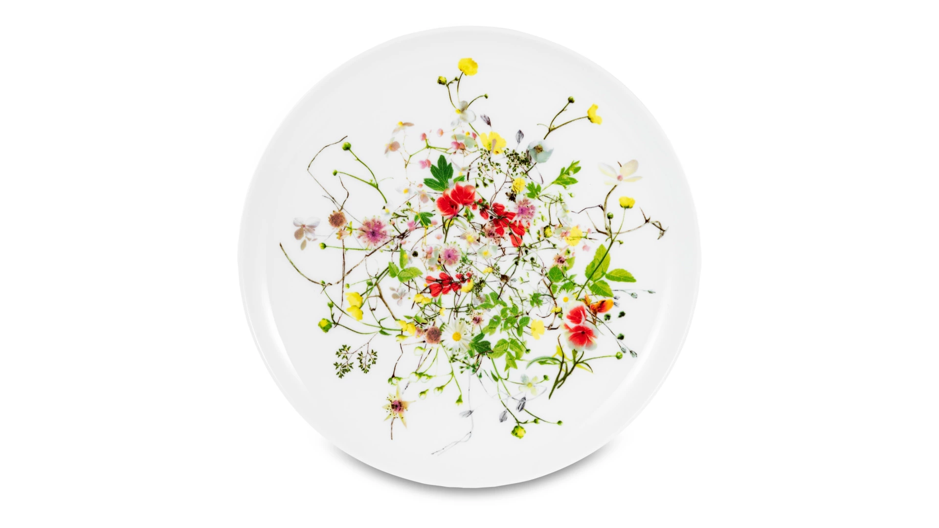Сервиз чайный Rosenthal Дикие цветы на 6 персон 21 предмет №3, фарфор костяной