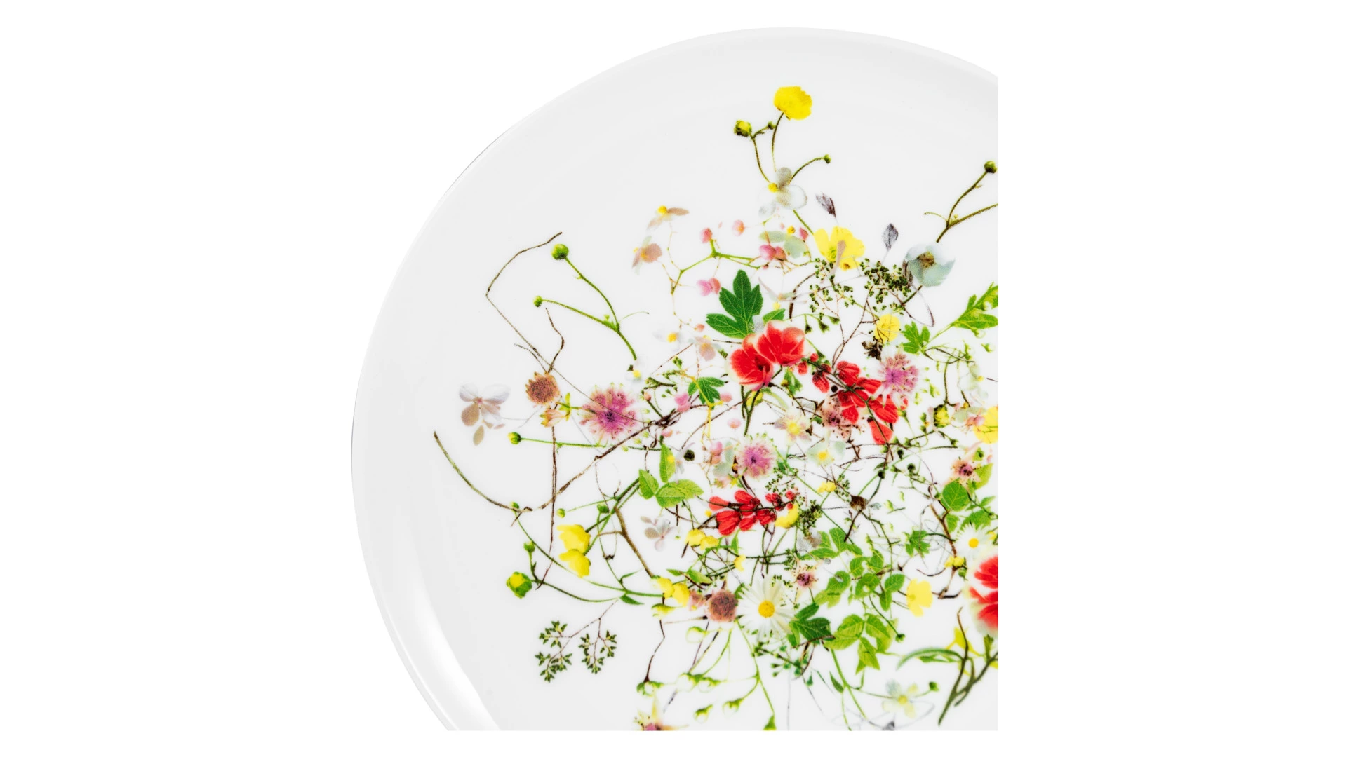 Сервиз чайный Rosenthal Дикие цветы на 6 персон 21 предмет №3, фарфор костяной