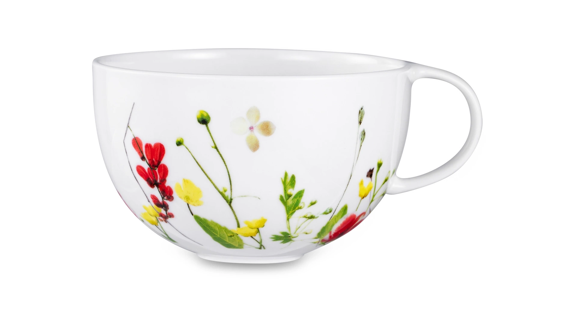 Сервиз чайный Rosenthal Дикие цветы на 6 персон 21 предмет №3, фарфор костяной