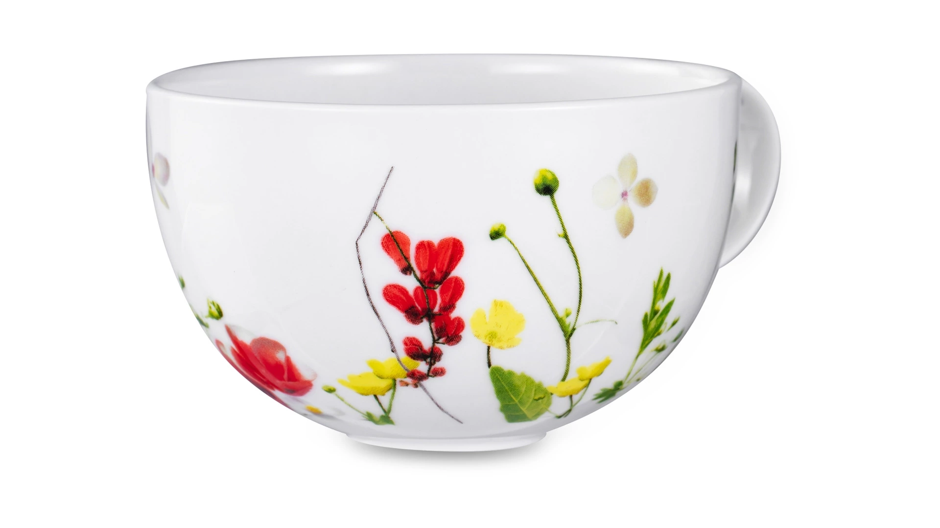 Сервиз чайный Rosenthal Дикие цветы на 6 персон 21 предмет №3, фарфор костяной
