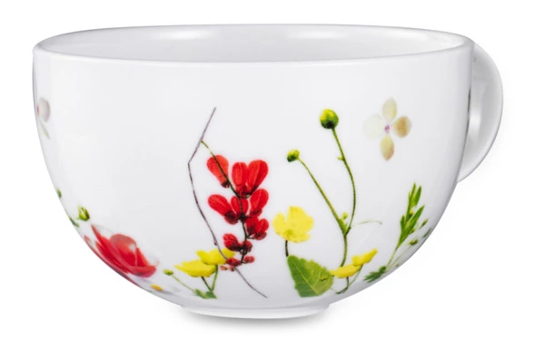 Сервиз чайный Rosenthal Дикие цветы на 6 персон 21 предмет №3, фарфор костяной