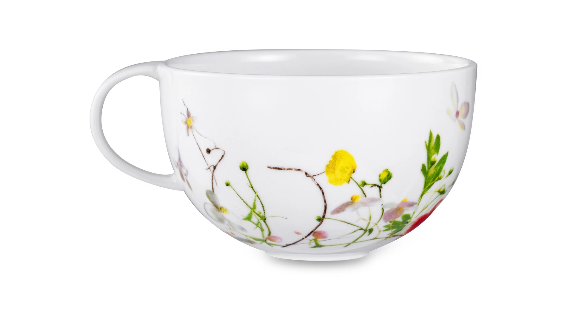 Сервиз чайный Rosenthal Дикие цветы на 6 персон 21 предмет №3, фарфор костяной