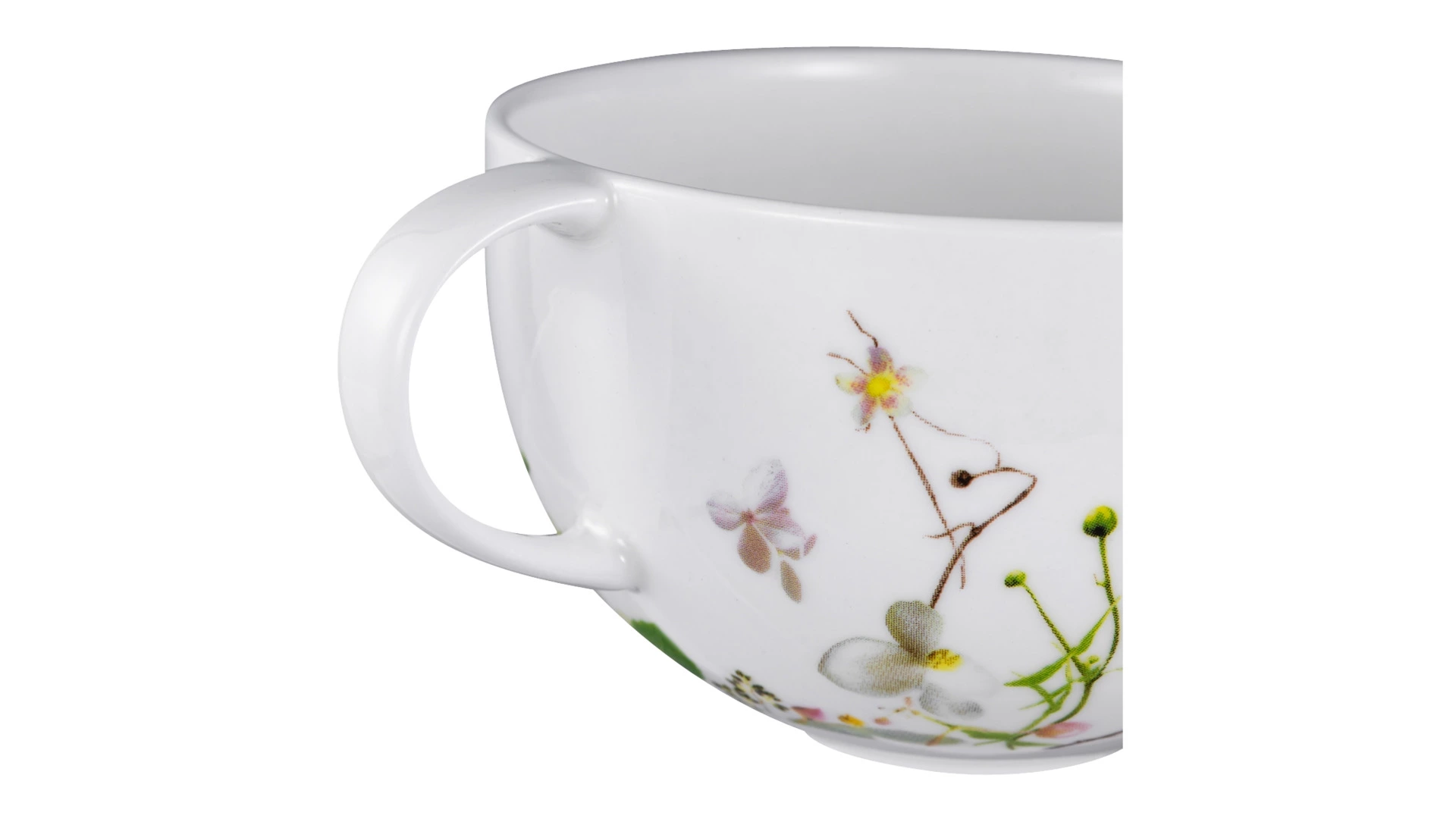 Сервиз чайный Rosenthal Дикие цветы на 6 персон 21 предмет №3, фарфор костяной