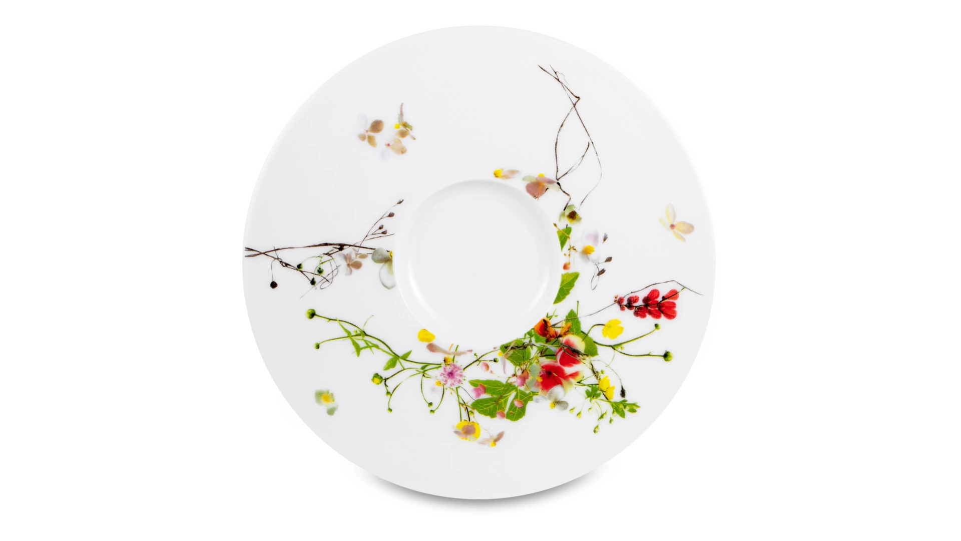 Сервиз чайный Rosenthal Дикие цветы на 6 персон 21 предмет №3, фарфор костяной