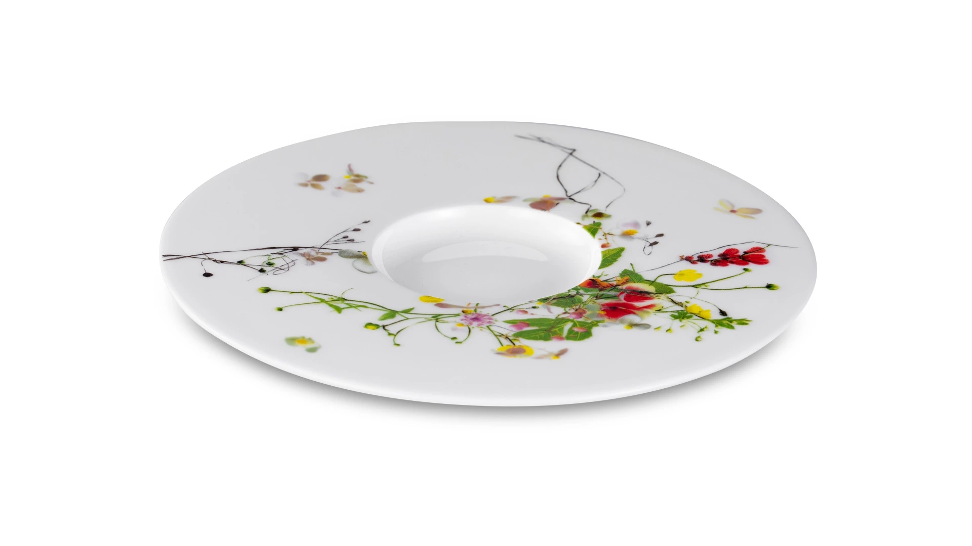 Сервиз чайный Rosenthal Дикие цветы на 6 персон 21 предмет №3, фарфор костяной