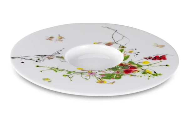Сервиз чайный Rosenthal Дикие цветы на 6 персон 21 предмет №3, фарфор костяной