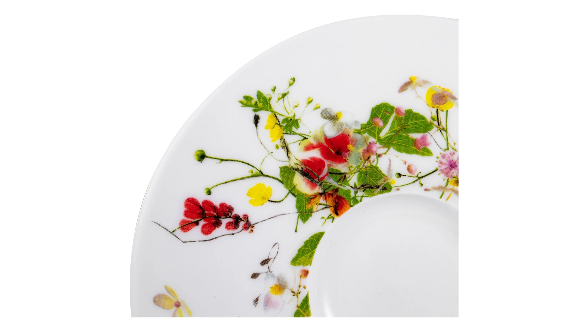 Сервиз чайный Rosenthal Дикие цветы на 6 персон 21 предмет №3, фарфор костяной