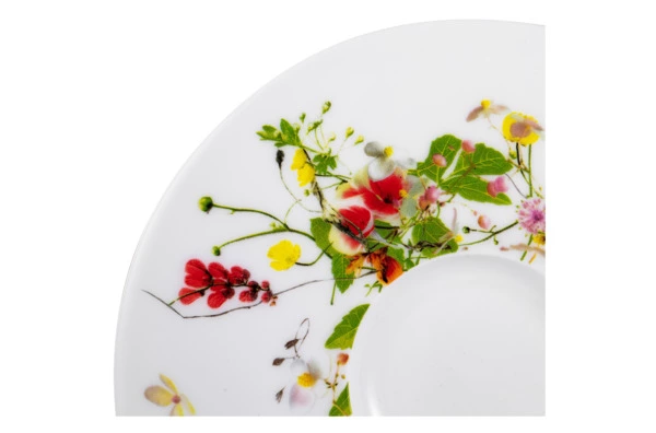 Сервиз чайный Rosenthal Дикие цветы на 6 персон 21 предмет №3, фарфор костяной