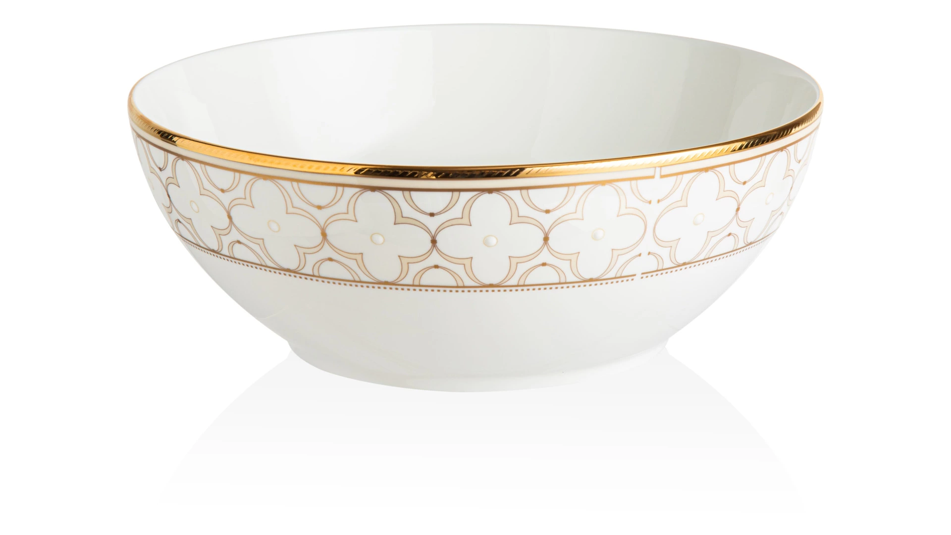 Сервиз столовый Noritake Трефолио, золотой кант на 6 персон 20 предметов №4