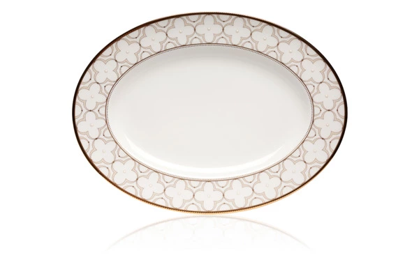 Сервиз столовый Noritake Трефолио, золотой кант на 6 персон 20 предметов №4