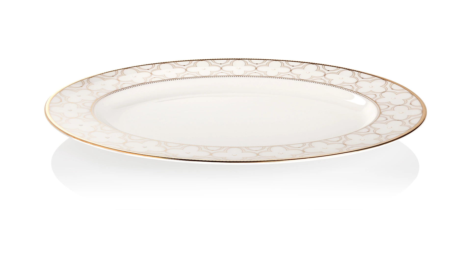 Сервиз столовый Noritake Трефолио, золотой кант на 6 персон 20 предметов №4