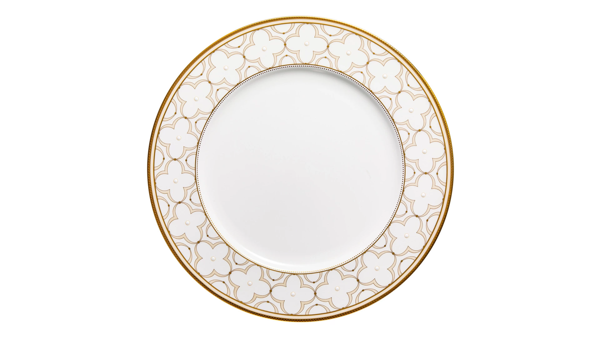 Сервиз столовый Noritake Трефолио, золотой кант на 6 персон 20 предметов №4