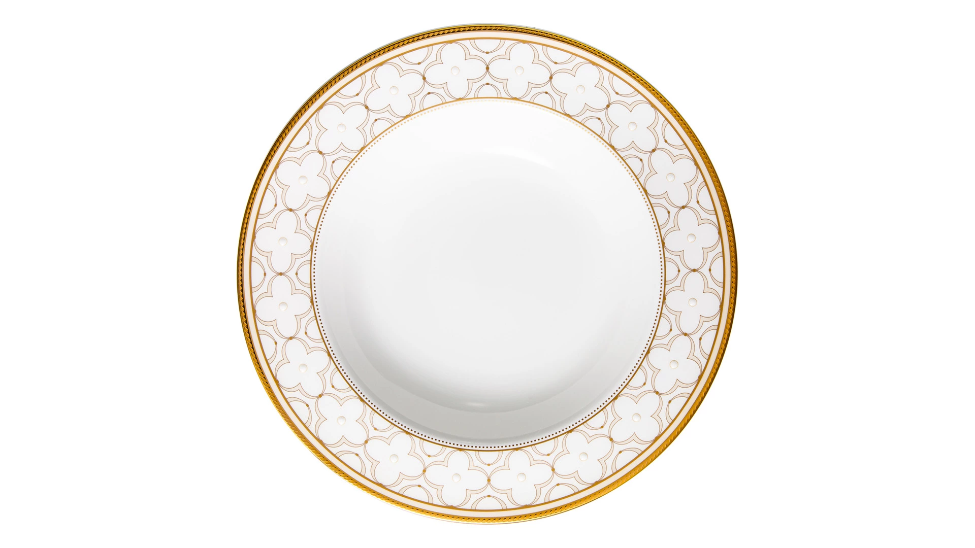 Сервиз столовый Noritake Трефолио, золотой кант на 6 персон 20 предметов №4