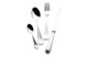 Набор столовых приборов Schiavon Инглезе на 6 персон 24 предмета, кофр, посеребрение