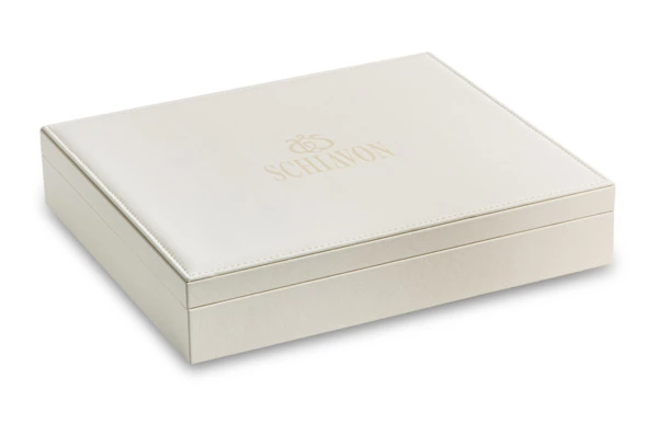 Набор столовых приборов Schiavon Деко на 6 персон 24 предмета, кофр, посеребрение