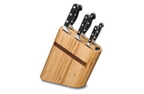 Набор ножей Deglon Гранд Шеф 6 предметов в подставке из бамбука, ручка пластик, п/к