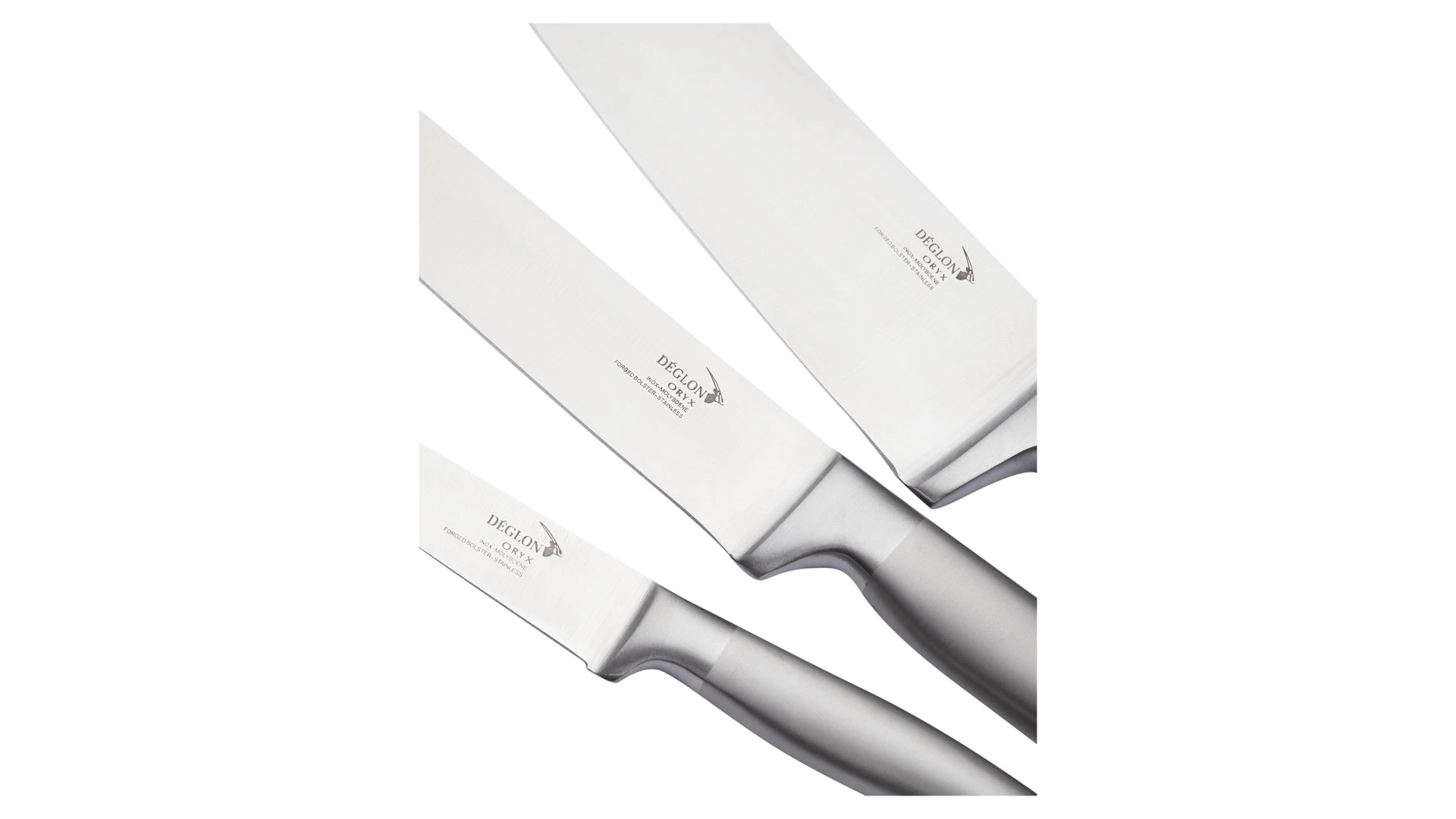 Набор ножей Deglon Орикс 5 предметов в круглой подставке, черный, п/к