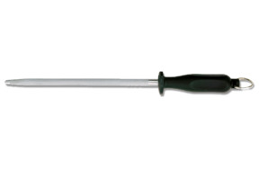 Мусат для заточки ножей круглый Deglon Сюрфиль 25 см, 4 выступа на миллиметр, ручка пластик