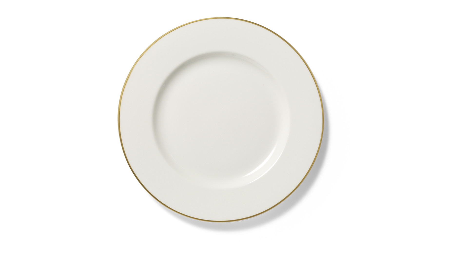 Тарелка десертная Dibbern Золотая полоса 16 см