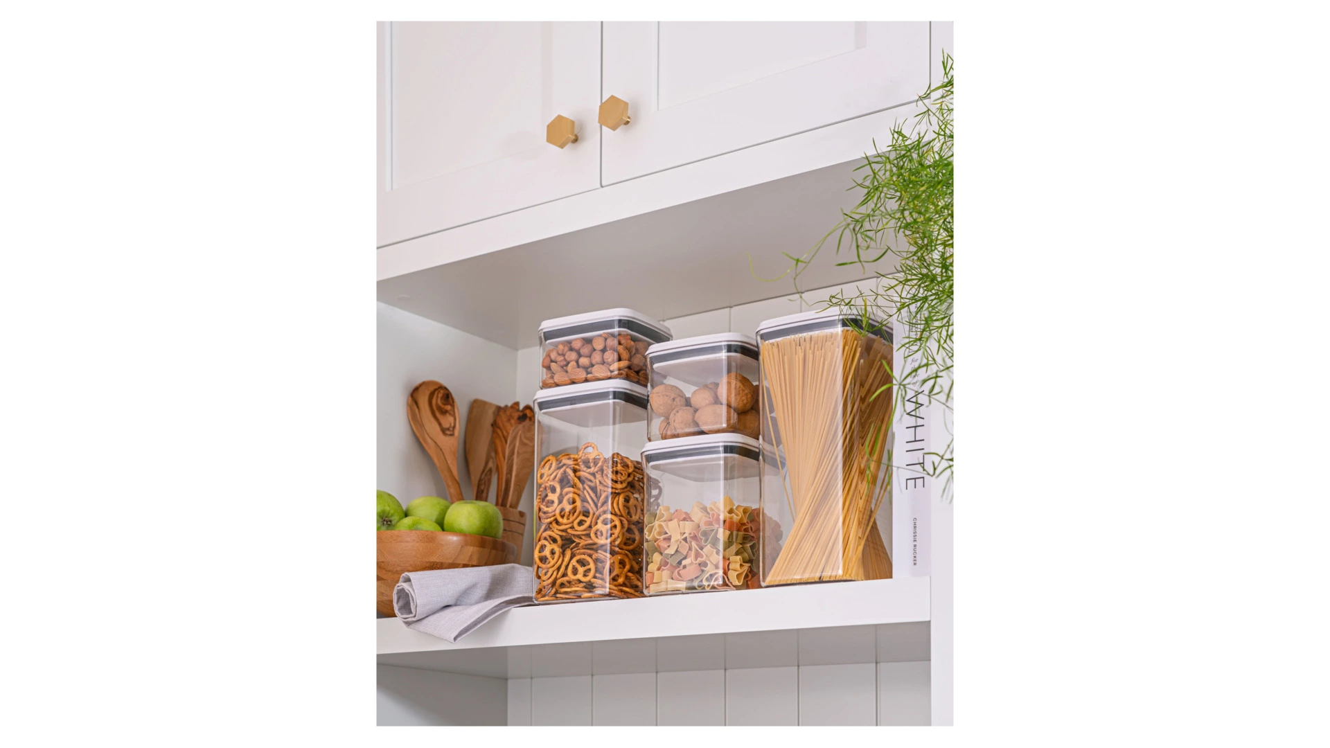 Контейнер для сыпучих продуктов с вакуумной крышкой WO HOME CLICK 1,5 л, 12,3Х12,3Х15,8 см, пластик