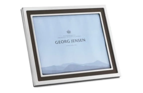 Рамка для фото Georg Jensen Манхеттен 30х25 см, сталь нержавеющая, кожа