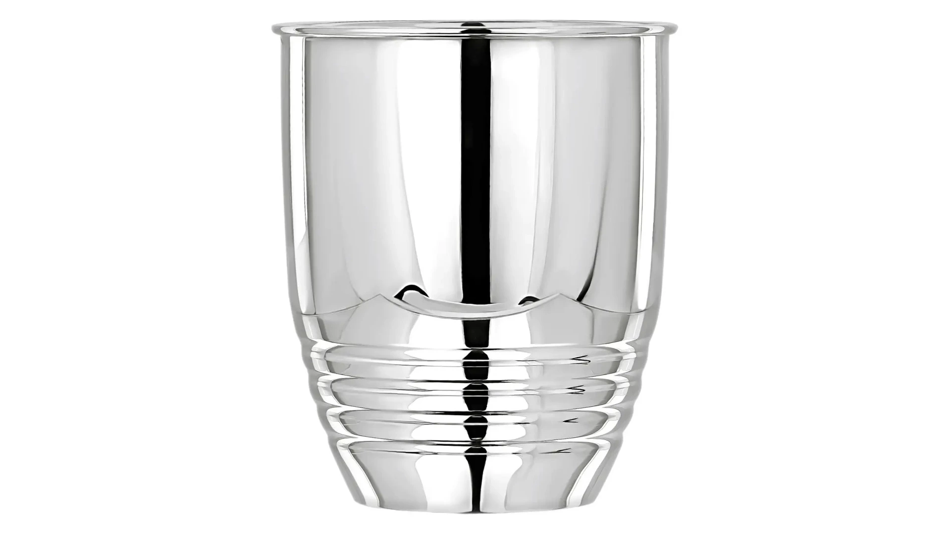 Набор стаканов рифленых в футляре АргентА 168,12 г, 2 шт, серебро 925