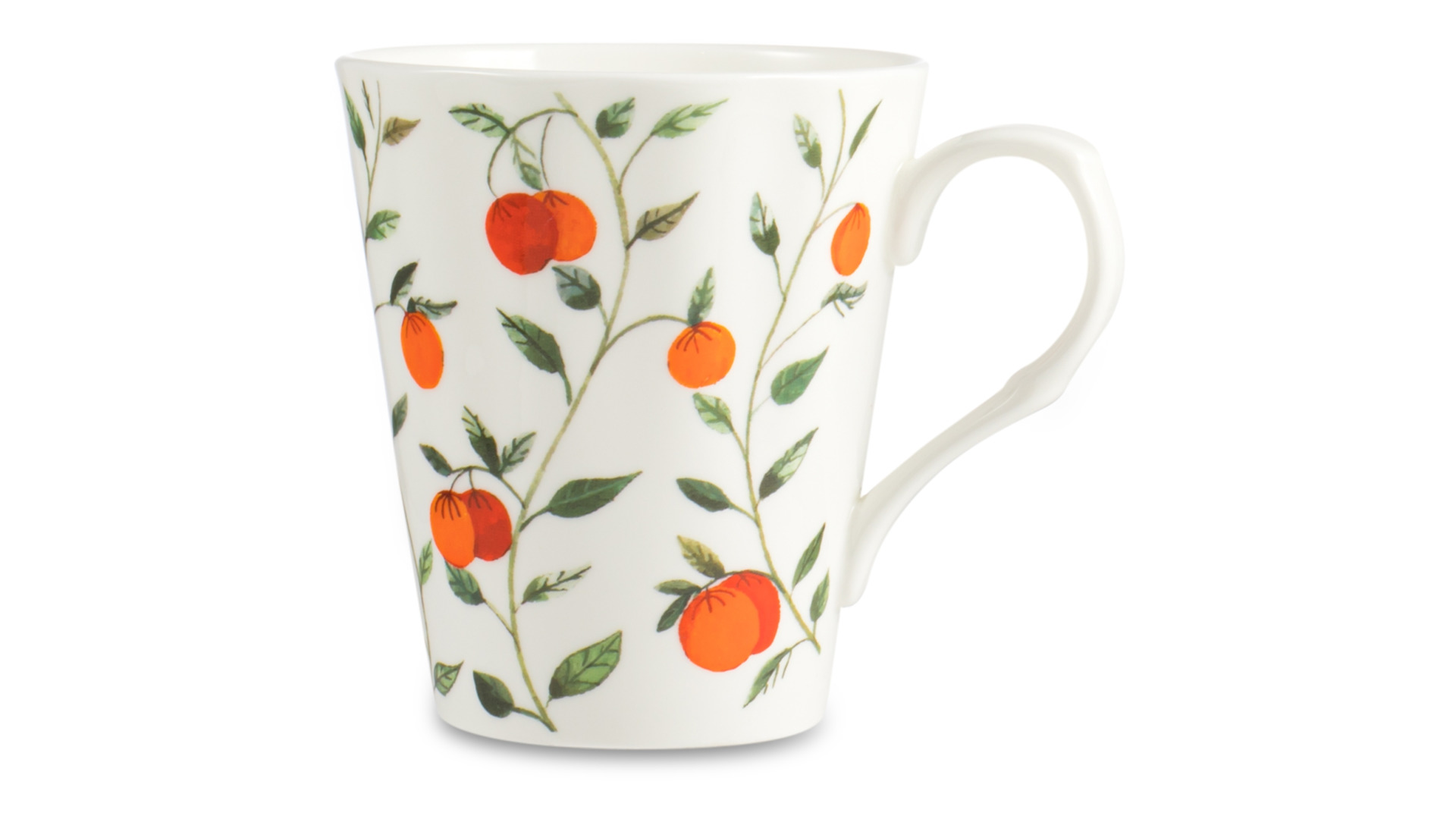 Кружка Just Mugs Heritage Фруктовый сад Апельсины 370 мл, фарфор костяной