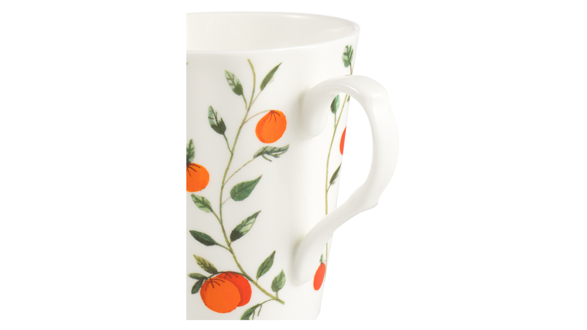 Кружка Just Mugs Heritage Фруктовый сад Апельсины 370 мл, фарфор костяной