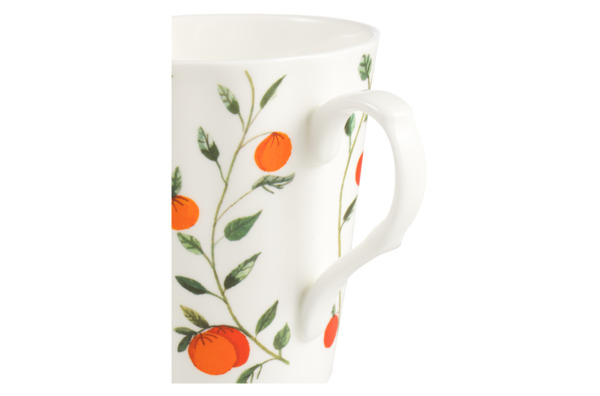 Кружка Just Mugs Heritage Фруктовый сад Апельсины 370 мл, фарфор костяной