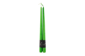 Набор свечей Luz your senses Рустик 30 см, 2 шт, зеленый трилистник