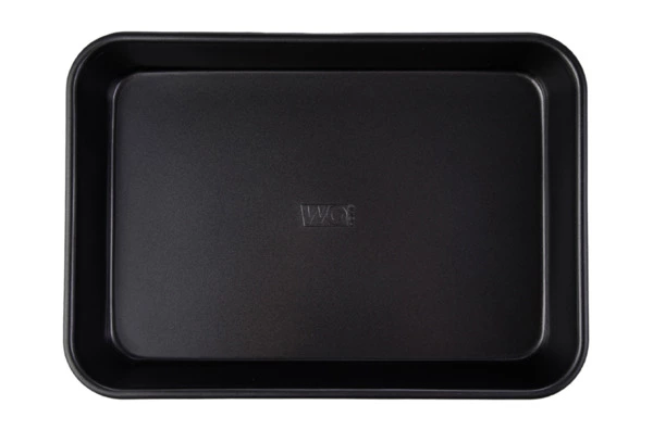 Форма для запекания прямоугольная WO HOME Profi Baking 34,2х24х6 см, сталь углеродистая, черная
