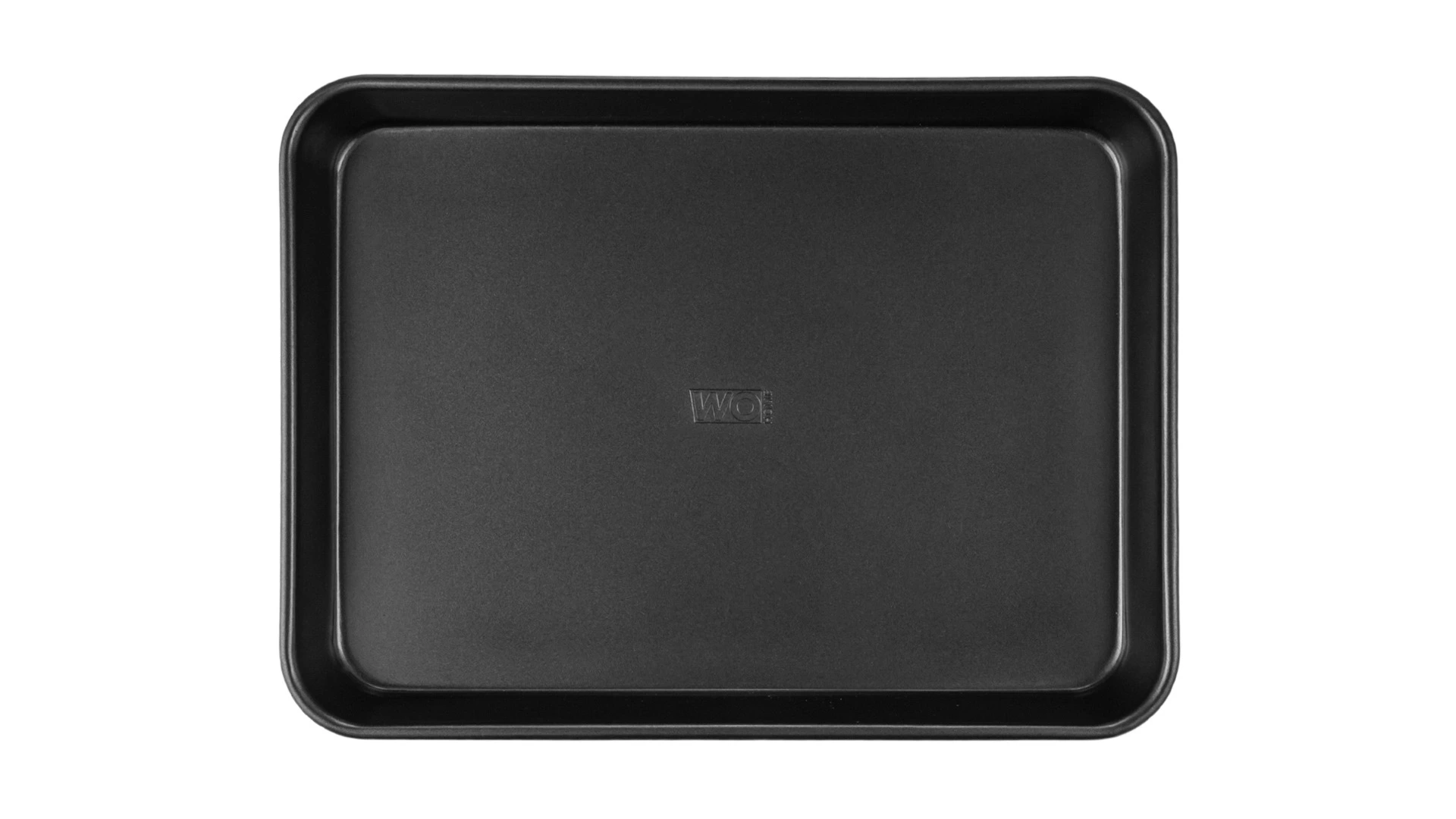 Форма для запекания прямоугольная WO HOME Profi Baking 39х29х4,7 см, сталь углеродистая, черная