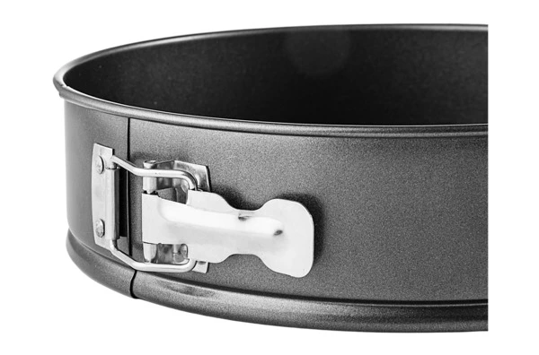 Форма для выпечки круглая разъемная WO HOME Profi Baking 24x6,9 см, сталь углеродистая, черная, п/к