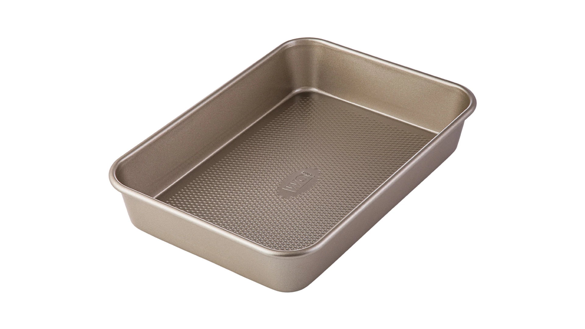 Форма для запекания прямоугольная WO HOME Gold Baking 34,2х24х6 см, сталь углеродистая, золотистая