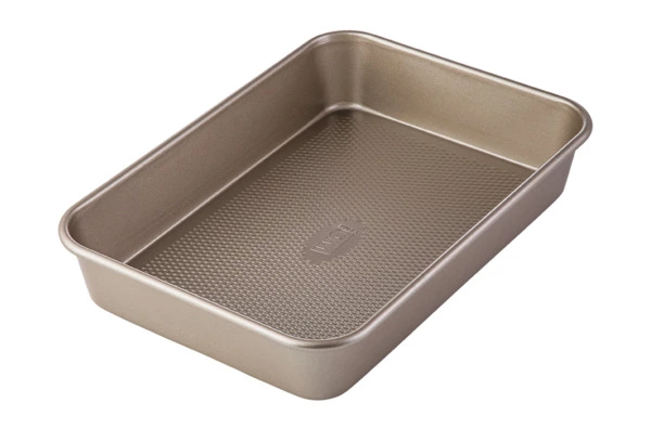 Форма для запекания прямоугольная WO HOME Gold Baking 34,2х24х6 см, сталь углеродистая, золотистая