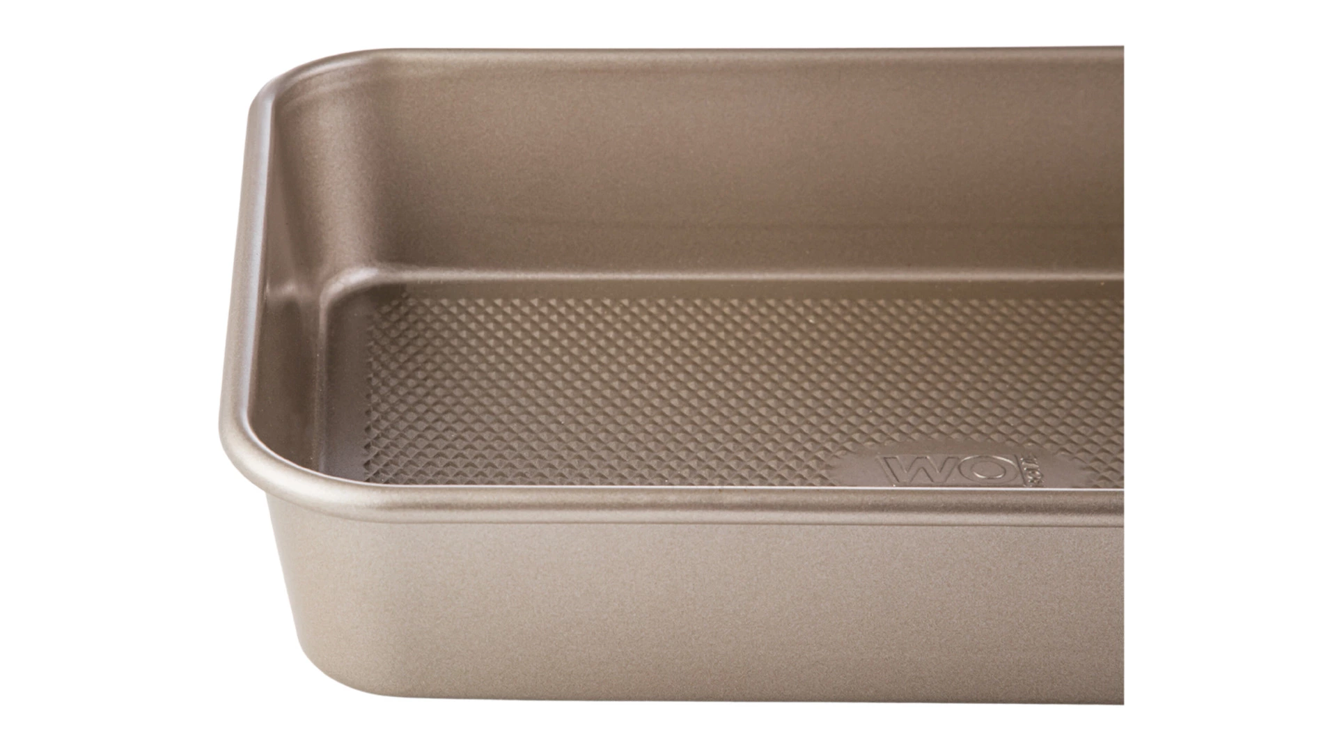 Форма для запекания прямоугольная WO HOME Gold Baking 34,2х24х6 см, сталь углеродистая, золотистая