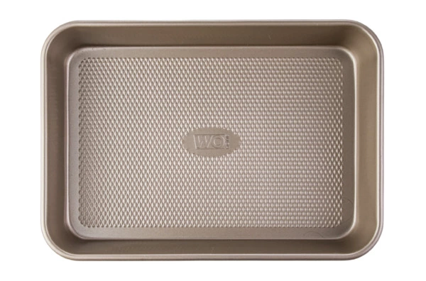Форма для запекания прямоугольная WO HOME Gold Baking 34,2х24х6 см, сталь углеродистая, золотистая