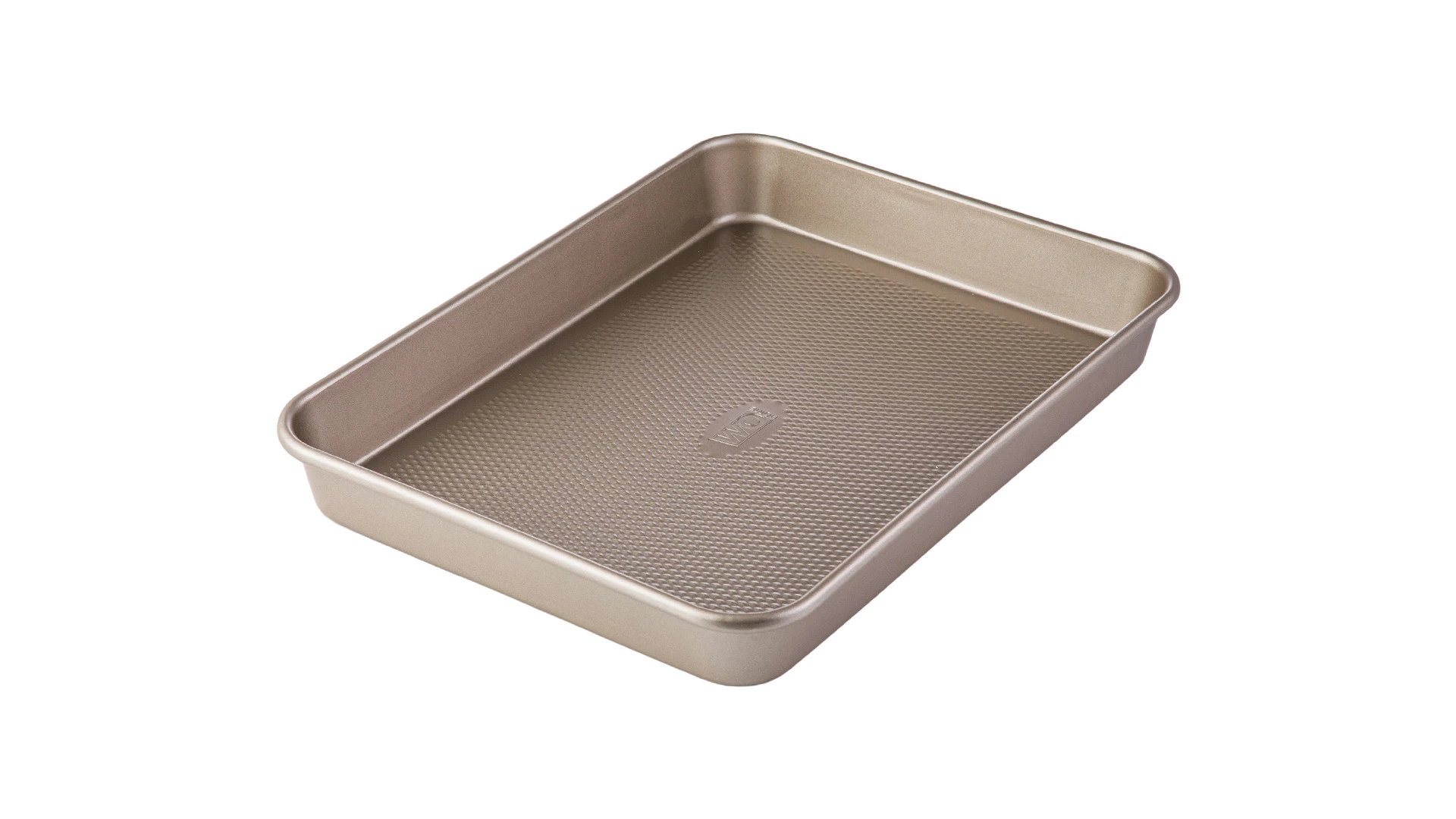Форма для запекания прямоугольная WO HOME Gold Baking 39х29х4,7 см, сталь углеродистая, золотистая