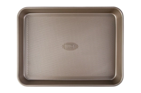 Форма для запекания прямоугольная WO HOME Gold Baking 39х29х4,7 см, сталь углеродистая, золотистая