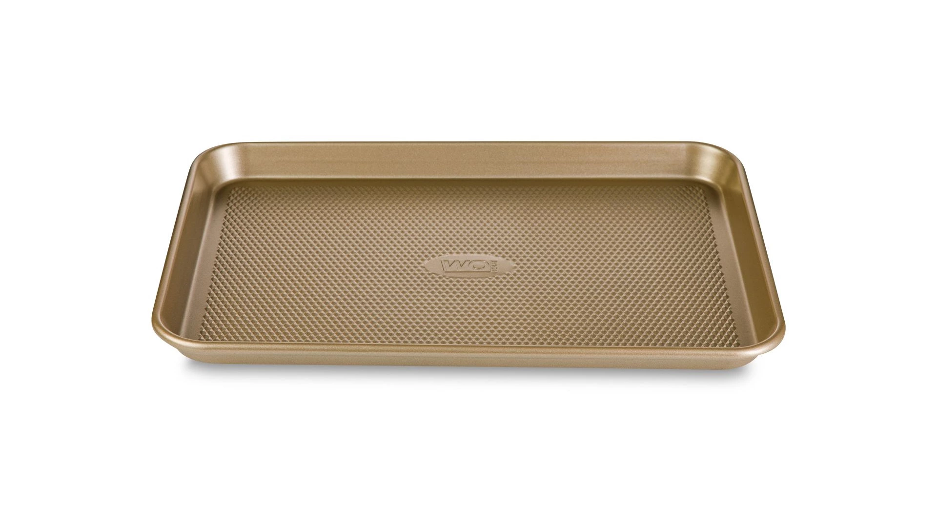 Форма для запекания прямоугольная WO HOME Gold Baking 38,7х26х2,6 см, сталь углеродистая, золотистая