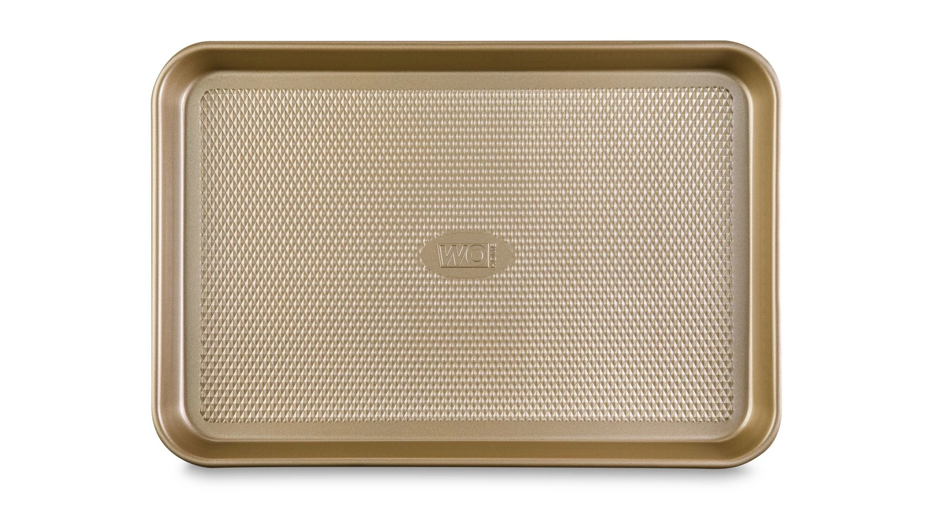 Форма для запекания прямоугольная WO HOME Gold Baking 38,7х26х2,6 см, сталь углеродистая, золотистая