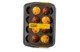 Форма для выпечки 12 кексов WO HOME Home Baking 40,4х28,6х3,5 см, сталь углеродистая, серая