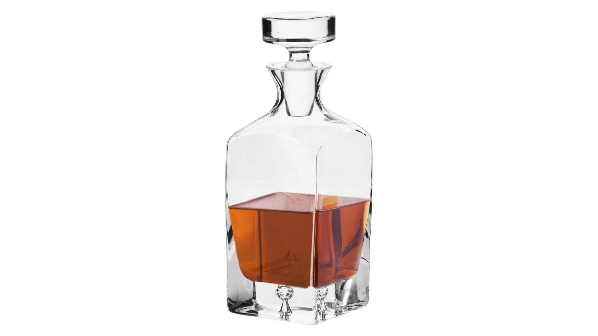 Набор из графина 750 мл и 6 стаканов для виски 250 мл Krosno Легенда п/к