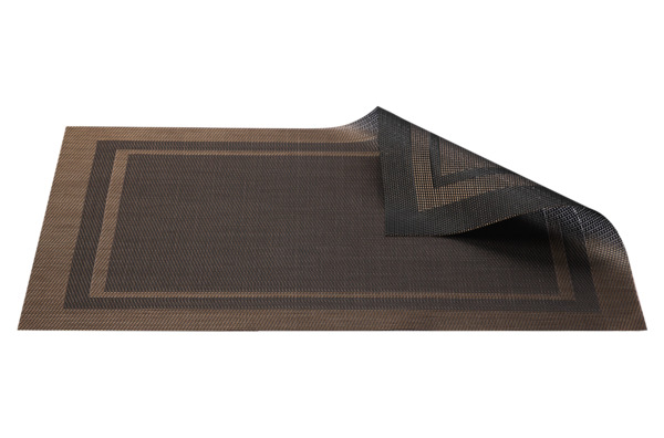 Салфетка подстановочная прямоугольная WO HOME ART FRAME 33х48 см, двусторонняя, черная