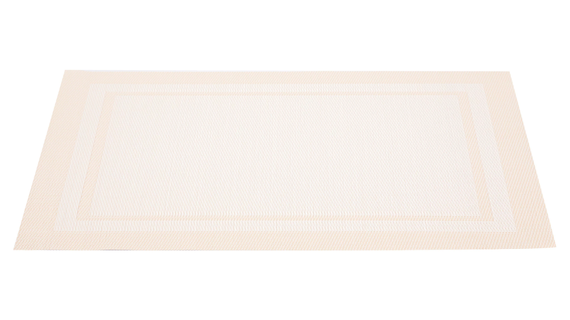 Салфетка подстановочная прямоугольная WO HOME ART FRAME 33х48 см, двусторонняя, кремовая