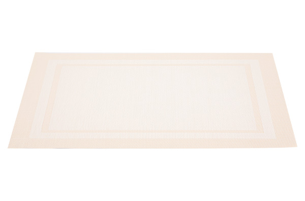 Салфетка подстановочная прямоугольная WO HOME ART FRAME 33х48 см, двусторонняя, кремовая