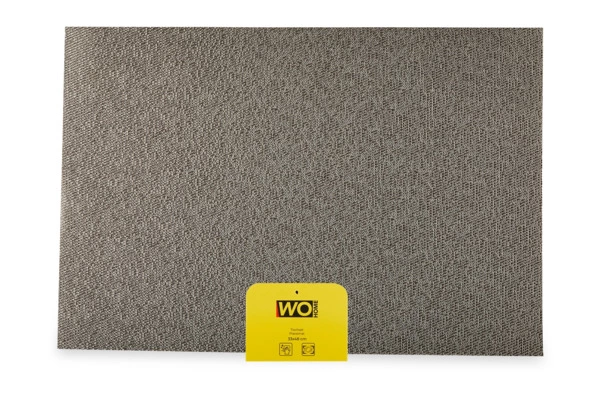 Салфетка подстановочная прямоугольная WO HOME SHIMMER 33х48 см, двусторонняя, серебристая