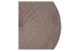 Салфетка подстановочная круглая WO HOME JARDIN 38 см, темно-серая, полипропилен, полиэтилен