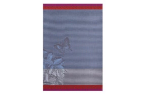 Полотенце кухонное Le Jacquard Francais Jardin Des Papillons 38х54 см, хлопок, синее